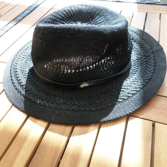 Juicy couture fedora hat nwt Juicy Couture 100% Wool Fedora Hat Navy Women main image 3